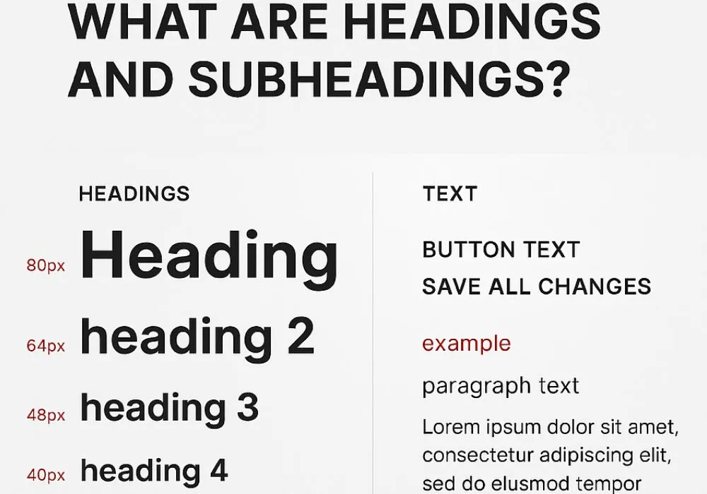 Subheading example
